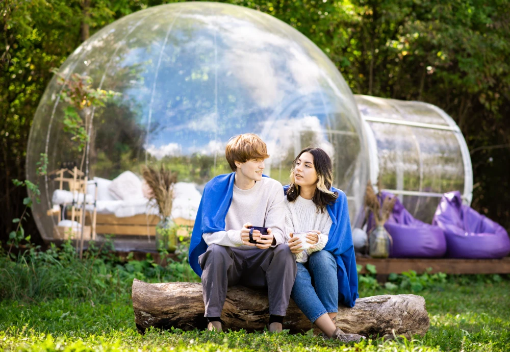 bubble tent party