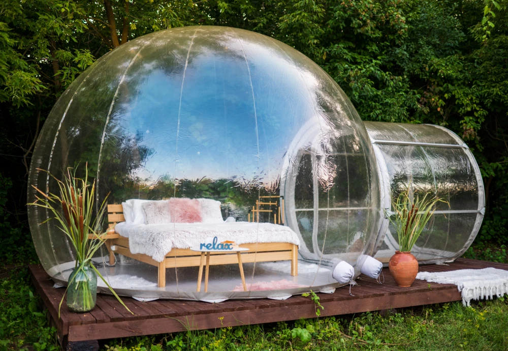 inflatable lawn tent bubble